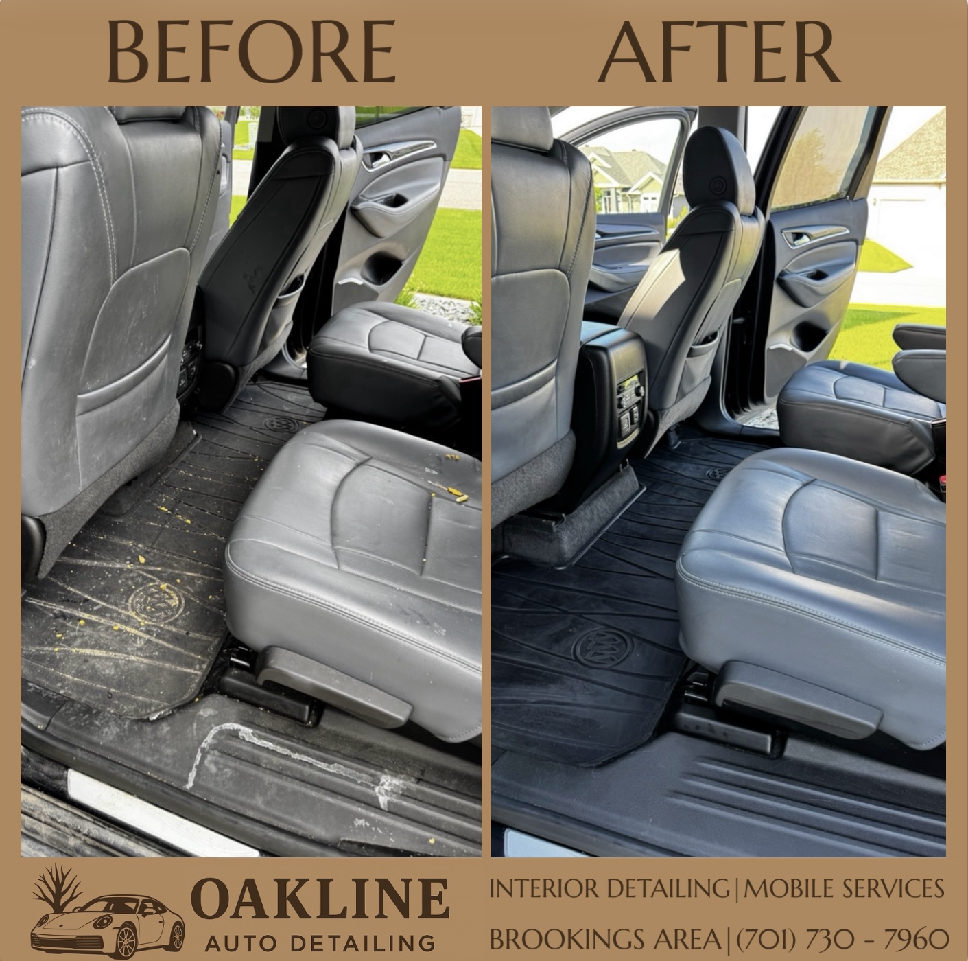 Before and after detail