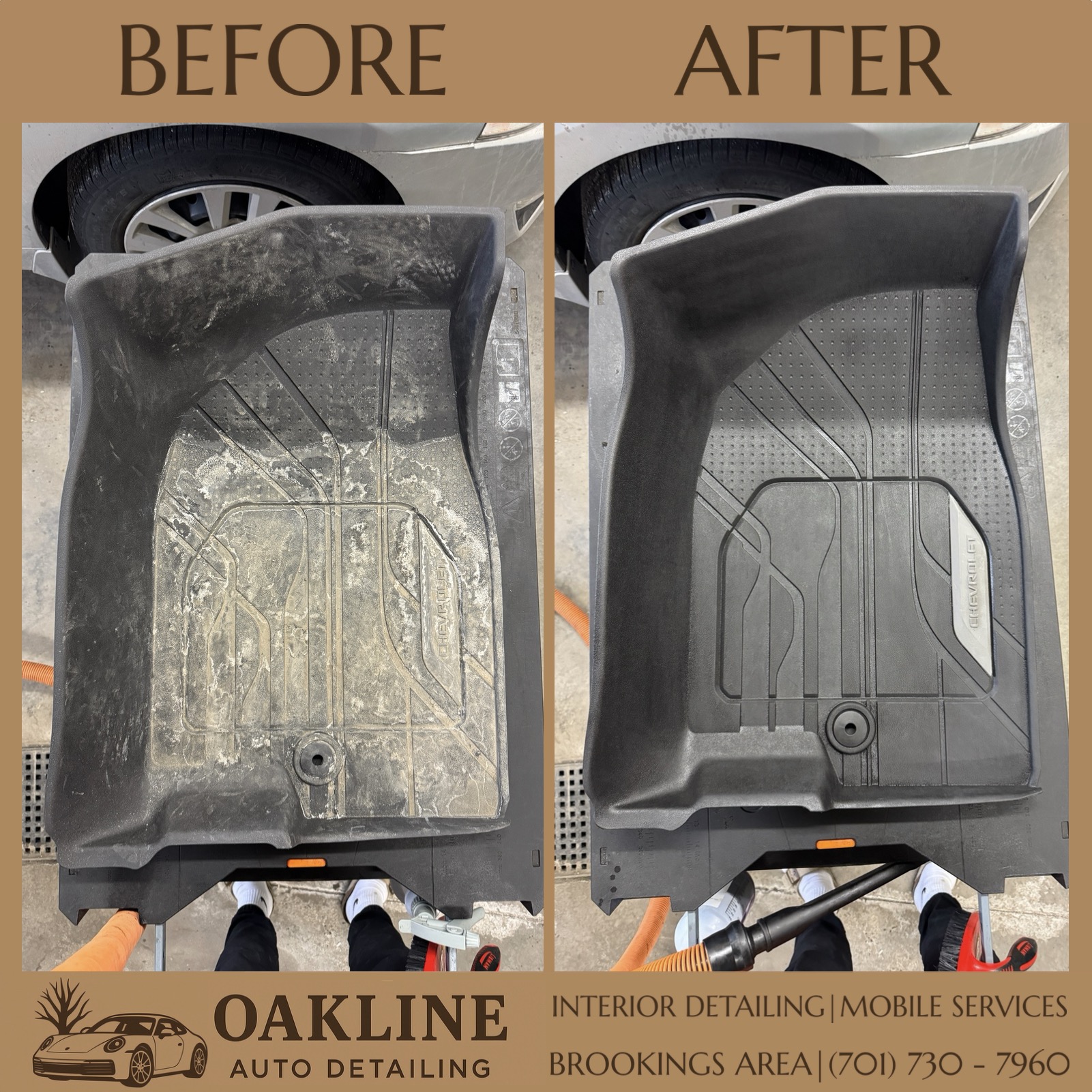 Before and after detail