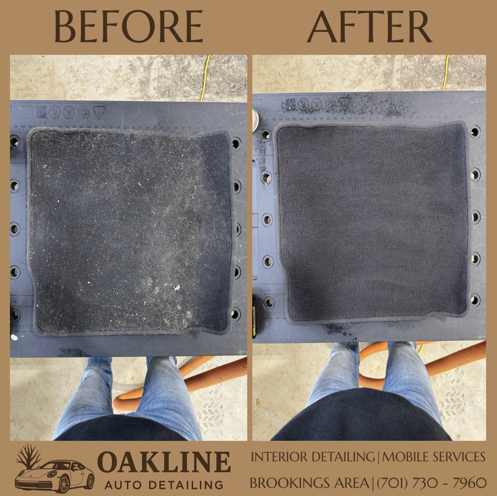 Before and after detail